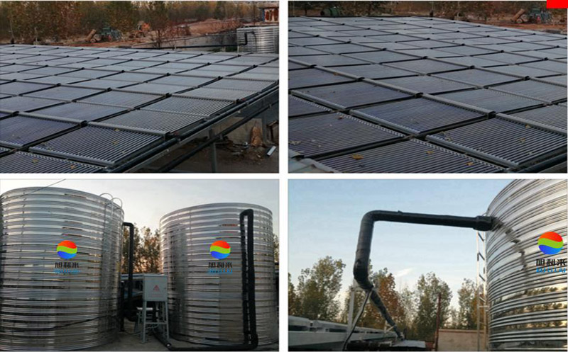 山東臨沂平邑縣同惠肉鴨屠宰場熱水系統